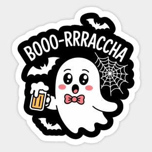 Booo-Rrraaccha Borracha Party Halloween Sticker